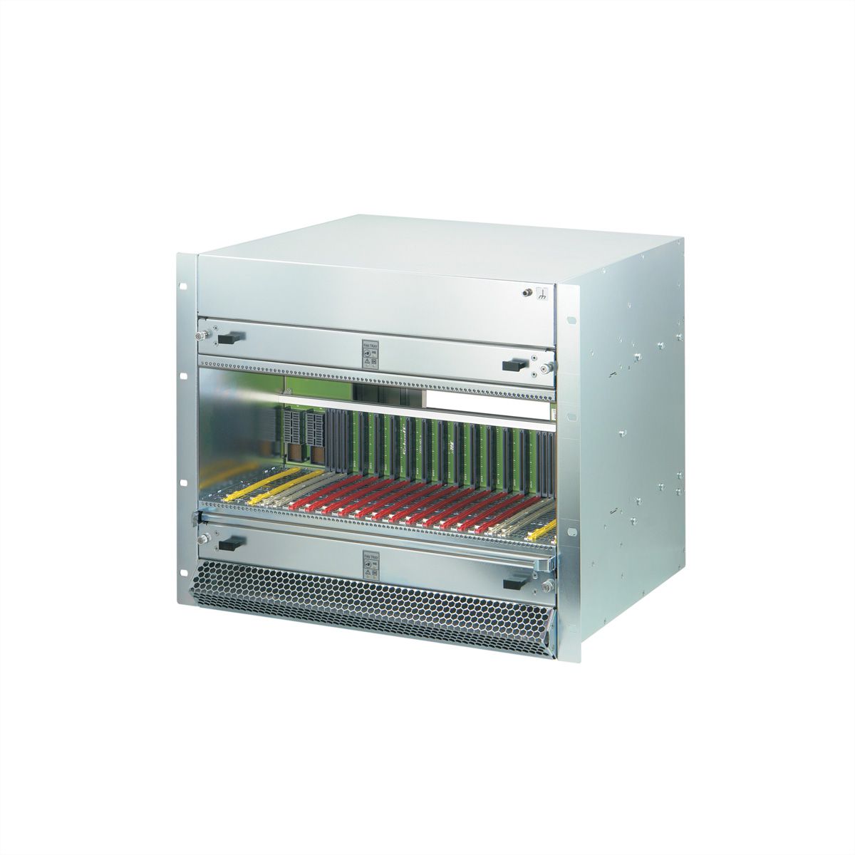SCHROFF MTCA.0 Systeem voor 2 AMC-modules, enkelvoudig, volledig, 1 HE