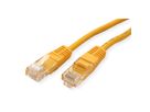 ROLINE UTP Patch Cord Cat.5e (Class D), yellow, 0.5 m