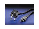 VALUE Power Cable, straight Compaq Connector, black, 1.8 m