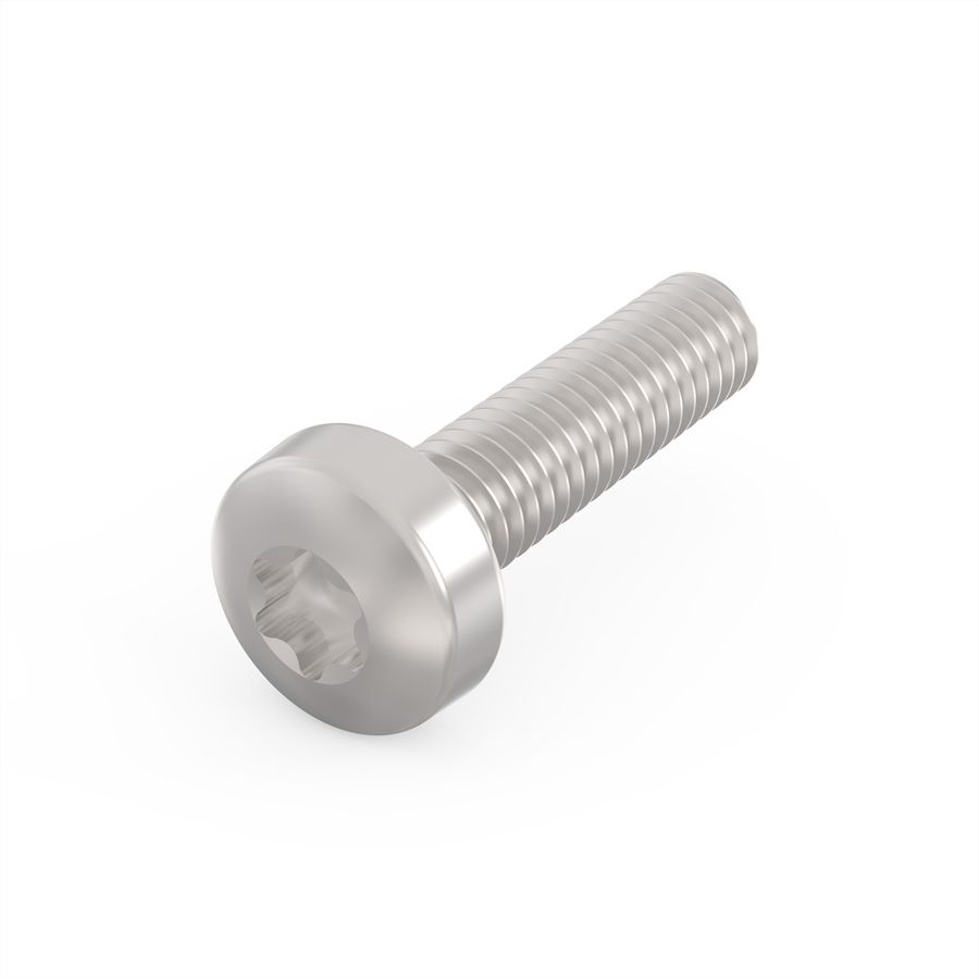 SCHROFF Kruiskopschroef, Torx, Staal vernikkeld, M2,5 x 14 mm