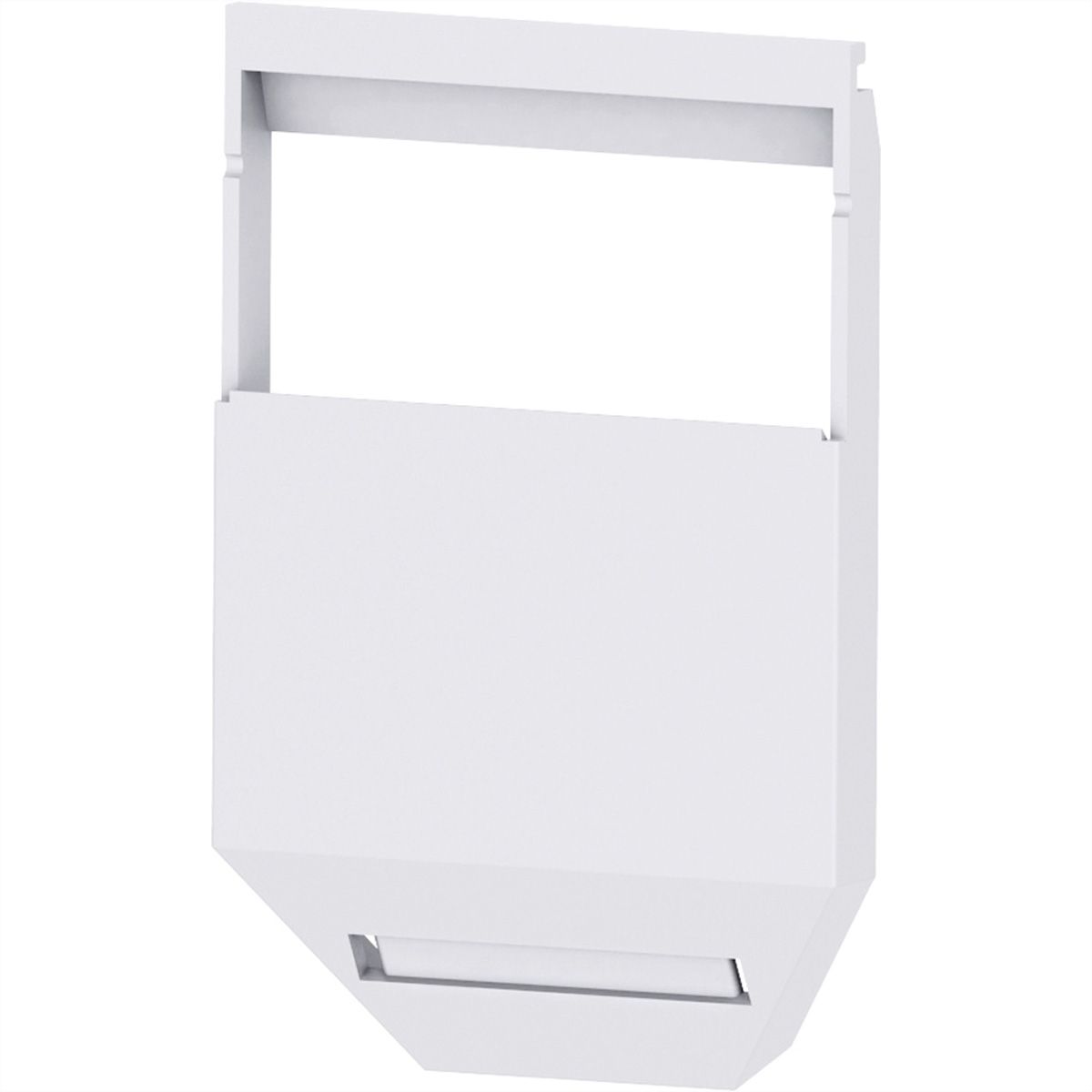BACHMANN DESK2 concealed cable routing, white