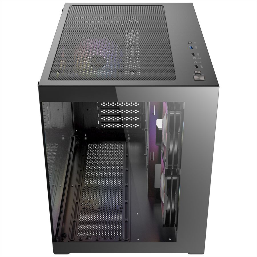 ANTEC CX600M ARGB B Micro-ATX Tower Gaming PC Case, black