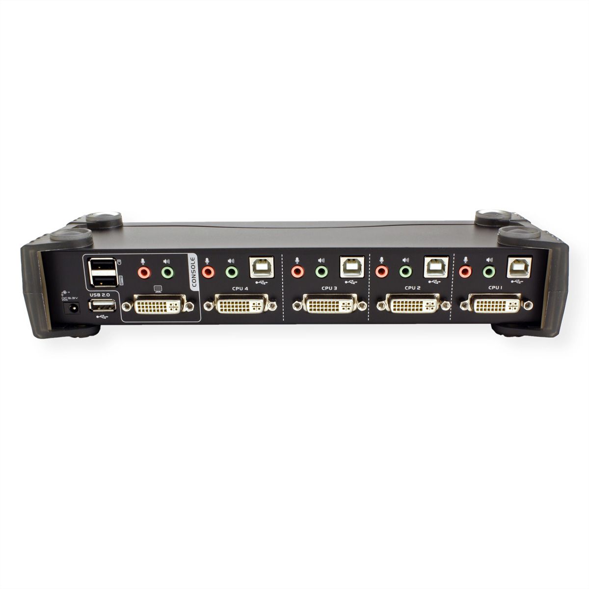 ATEN CS1764A KVM Switch DVI, USB, Audio, USB Hub, 4-Poorts