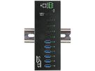 EX-12280HMS 10-Port USB 3.2 Gen 2 Metall HUB, mit 4x C-Anschlüsse und 6x A-Anschlüsse
