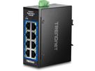 TRENDnet TI-GLC80 8-poorts Gigabit industriële DIN-rail Mini