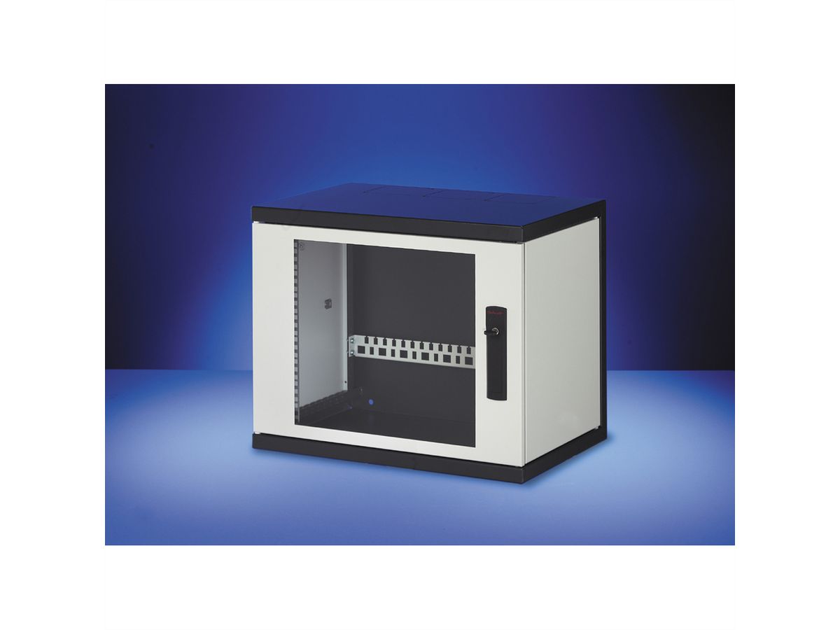 SCHROFF Epcase 19" Wall Mount Cabinet, 9 U, 400 Depths