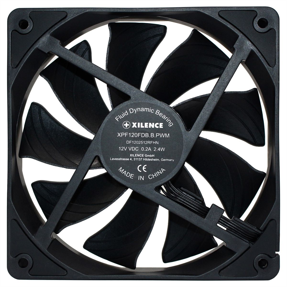 Xilence XPF120X.B.PWM 120mm PWM FDB Ventilator voor pc-behuizing, 4PIN