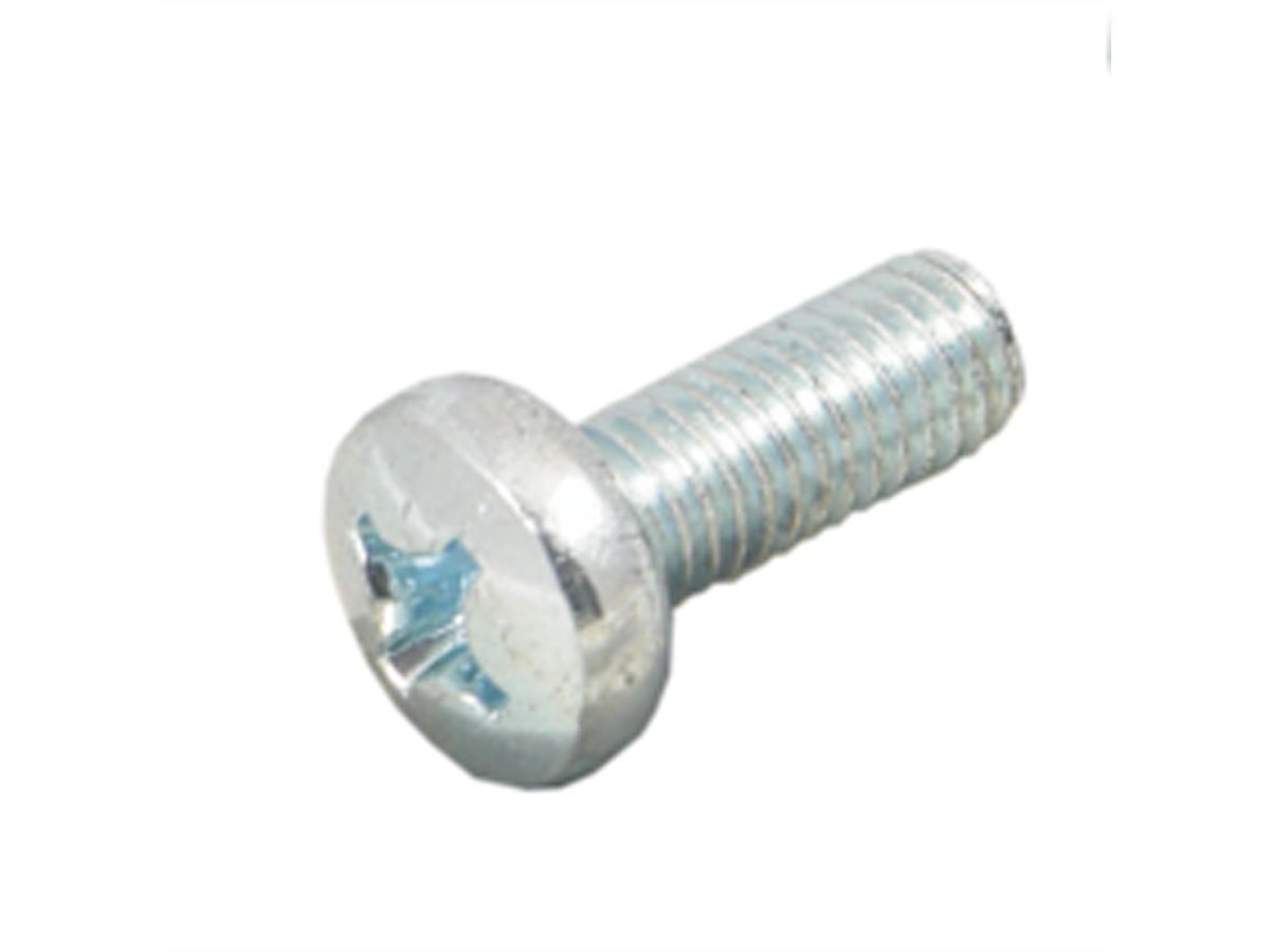 SCHROFF Kruiskopschroef, Pozidrive, M6x16, St, Verzinkt, 100 stuks