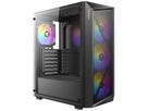 ANTEC AX67 ARGB PC Gehäuse Midi Tower Gaming ATX, schwarz