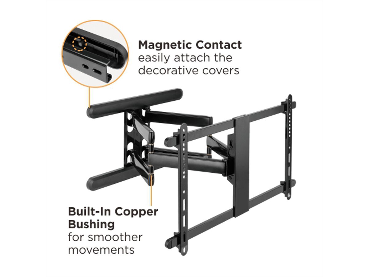 ROLINE PREMIUM TV-muurbeugel, zeer flexibel, max. 70 kg