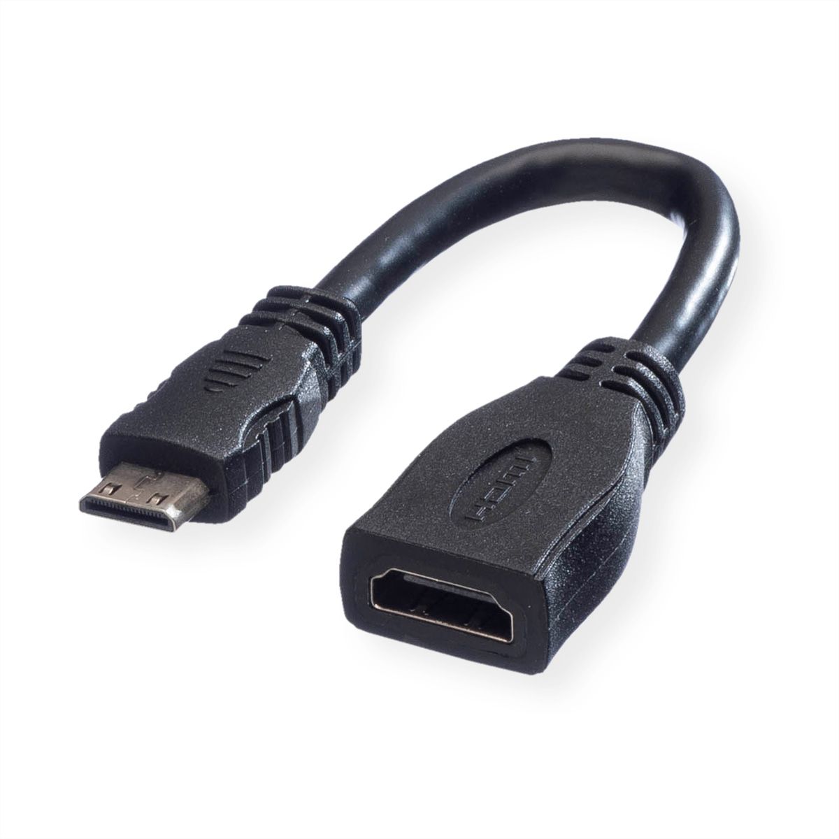 VALUE HDMI High Speed Cable + Ethernet, A - C, F/M, 0.15 m