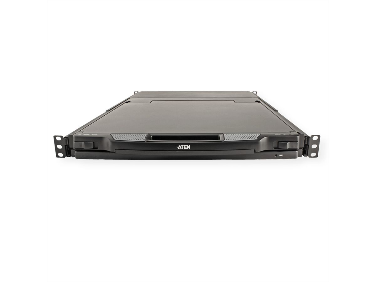 ATEN CL1308N KVM-Switch, 48cm TFT, VGA, PS/2-USB, 8 Port, ES-Layout