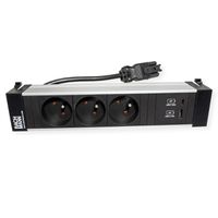 BACHMANN POWER FRAME M 3xUTE 1xUSB A&C 22W 0.2m GST18