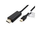 VALUE Mini DisplayPort Cable, Mini DP-UHDTV, M/M, zwart, 1 m