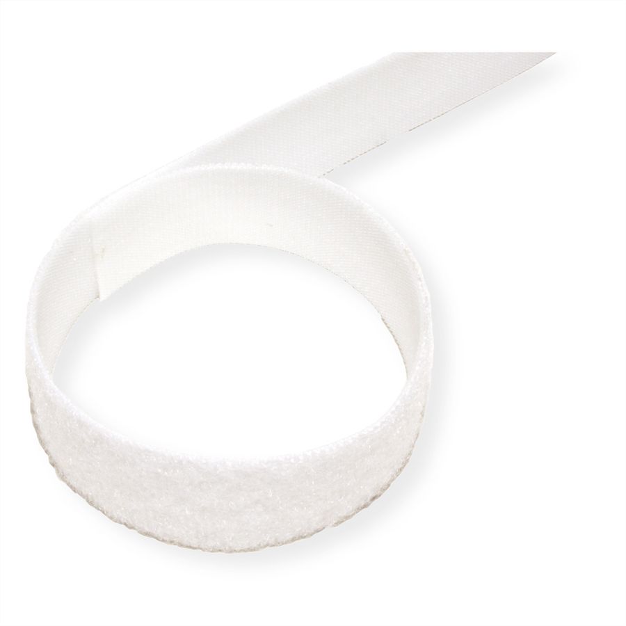 VELCRO® ONE-WRAP® Klittenband ongeperforeerd, 20mm, wit, 5 m