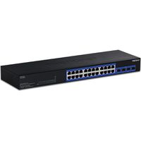 TRENDnet TEG-30262 28-Poorts Switch, Gigabit 4x10G SFP+ Slots