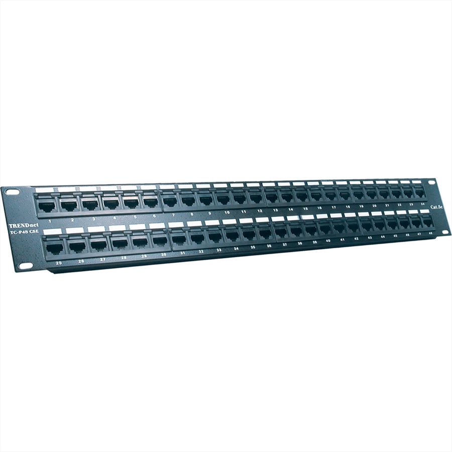 TRENDnet TC-P48C5E 48-port Cat5/5e Unshielded Patch Panel