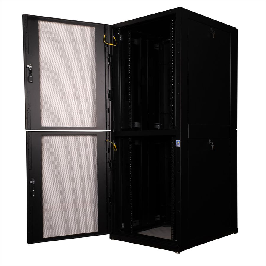 ROLINE colocation-kast 42HE 800x1000 mm, 2 compartimenten, zwart