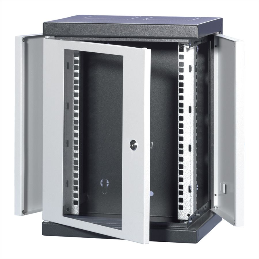 SCHROFF Epcase 10" Wall Mount Cabinet, 4 U, 280 Depths