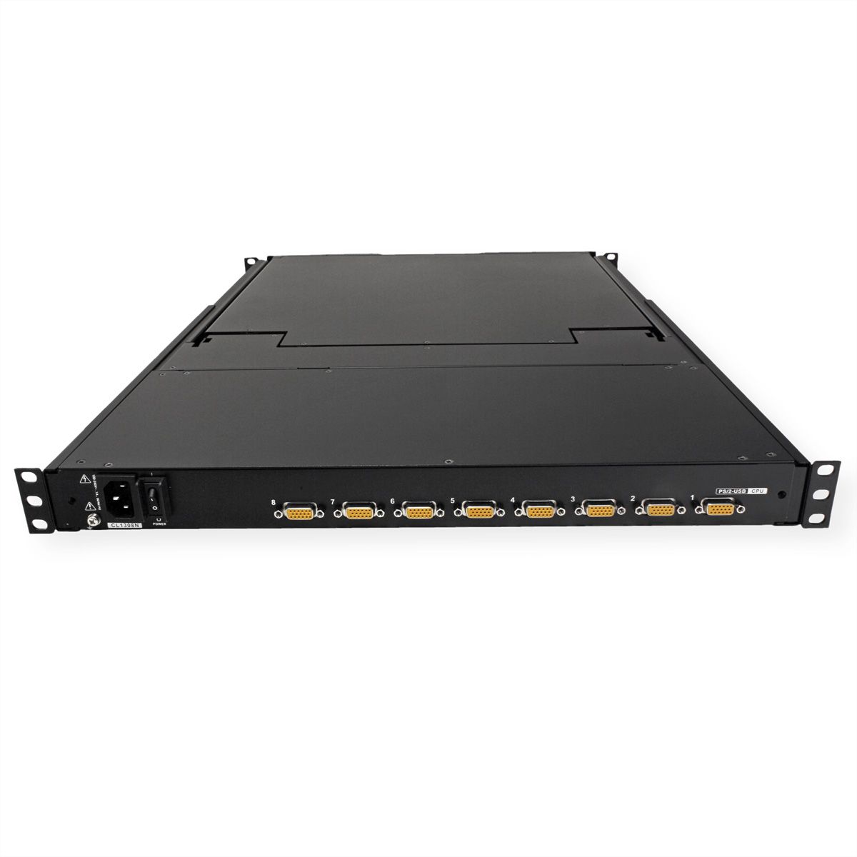 ATEN CL1308N KVM-Switch, 48cm TFT, VGA, PS/2-USB, 8 Port, IT-Layout