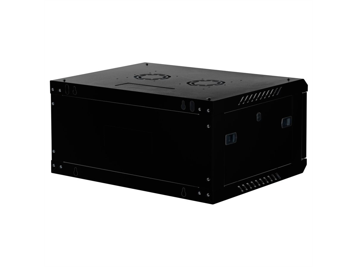 ROLINE 19" Wall Cabinet Basic Plus 4U, 600x450 BxT black