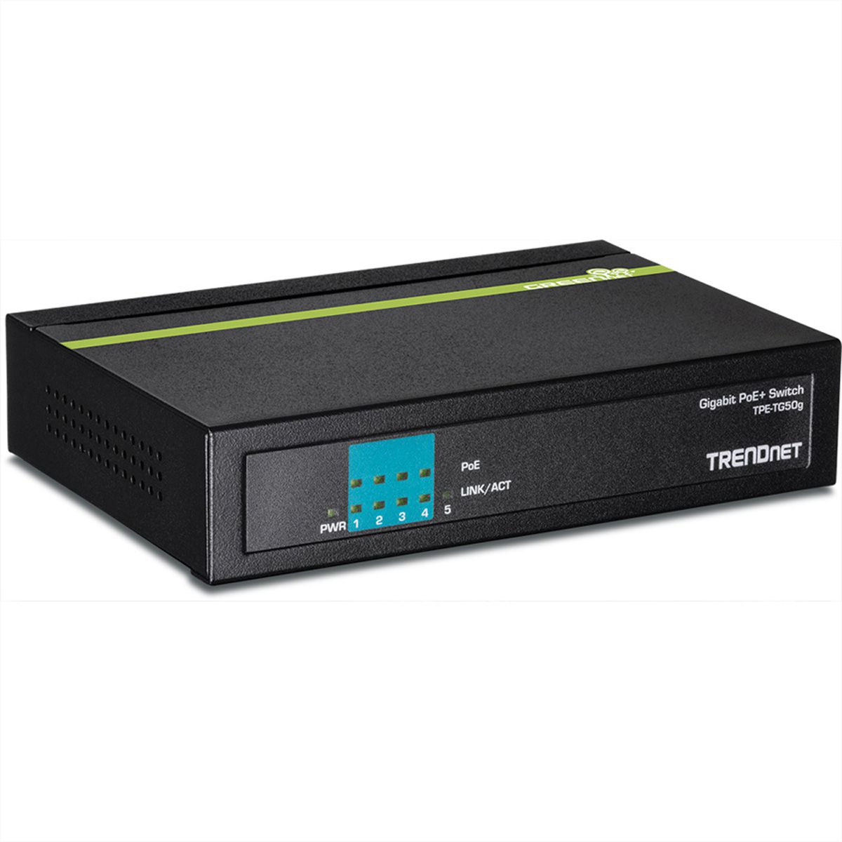 TRENDnet TPE-TG50g 5-Port Gigabit PoE+ Switch