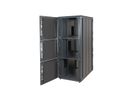 SCHROFF Varistar systeemkast, RAL 7021, 4 vakken, 47 HE, 2200H, 800W, 1000D