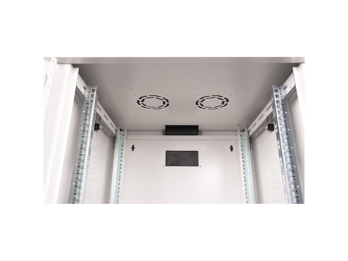 ROLINE 19-inch wandbehuizing Pro 16 U, 600x600 BxD grijs