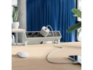 BACHMANN DESK2 3xCEE7/3 power 0.2m, GST18 incl. 375,000 RAL9010, white