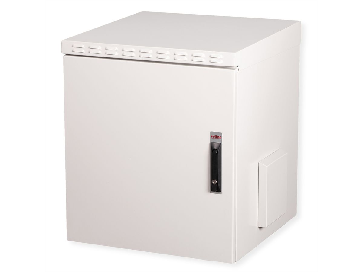 ROLINE 19-inch wandbehuizing Pro 12 U, 600x600 BxT IP55 buiten grijs