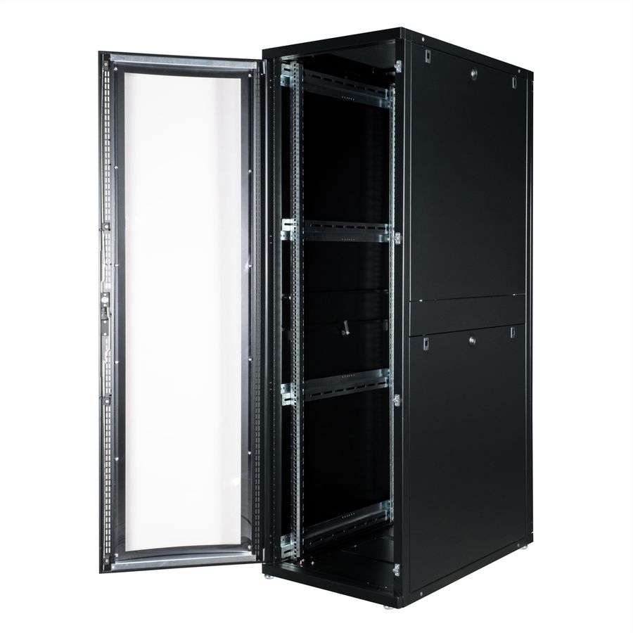 ROLINE 19-inch server rack Pro 42 U, 600x1000 WxD black Perspex