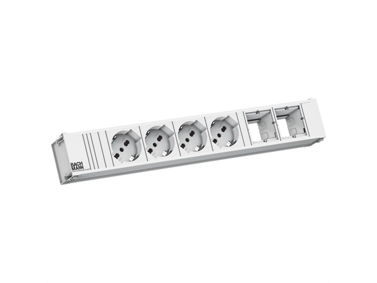 BACHMANN CONI 4xP40 2xCM 0.2m GST18 RAL9010