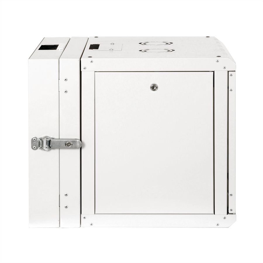 ROLINE 19-inch wall-mounted housing Pro 9 U, 600x600 WxD two-part swivelling grey