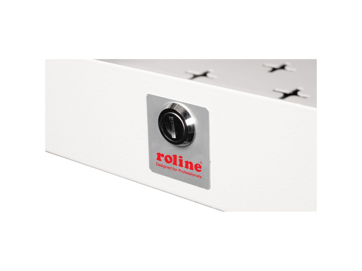 ROLINE 19-inch wandbehuizing Basic 5 U, kort grijs