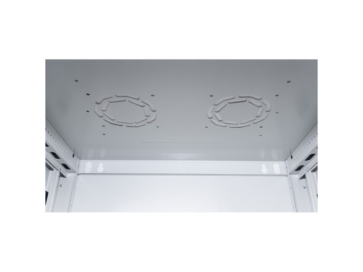 ROLINE 19-inch wandbehuizing Basic Plus 4U, 600x450 BxT grijs