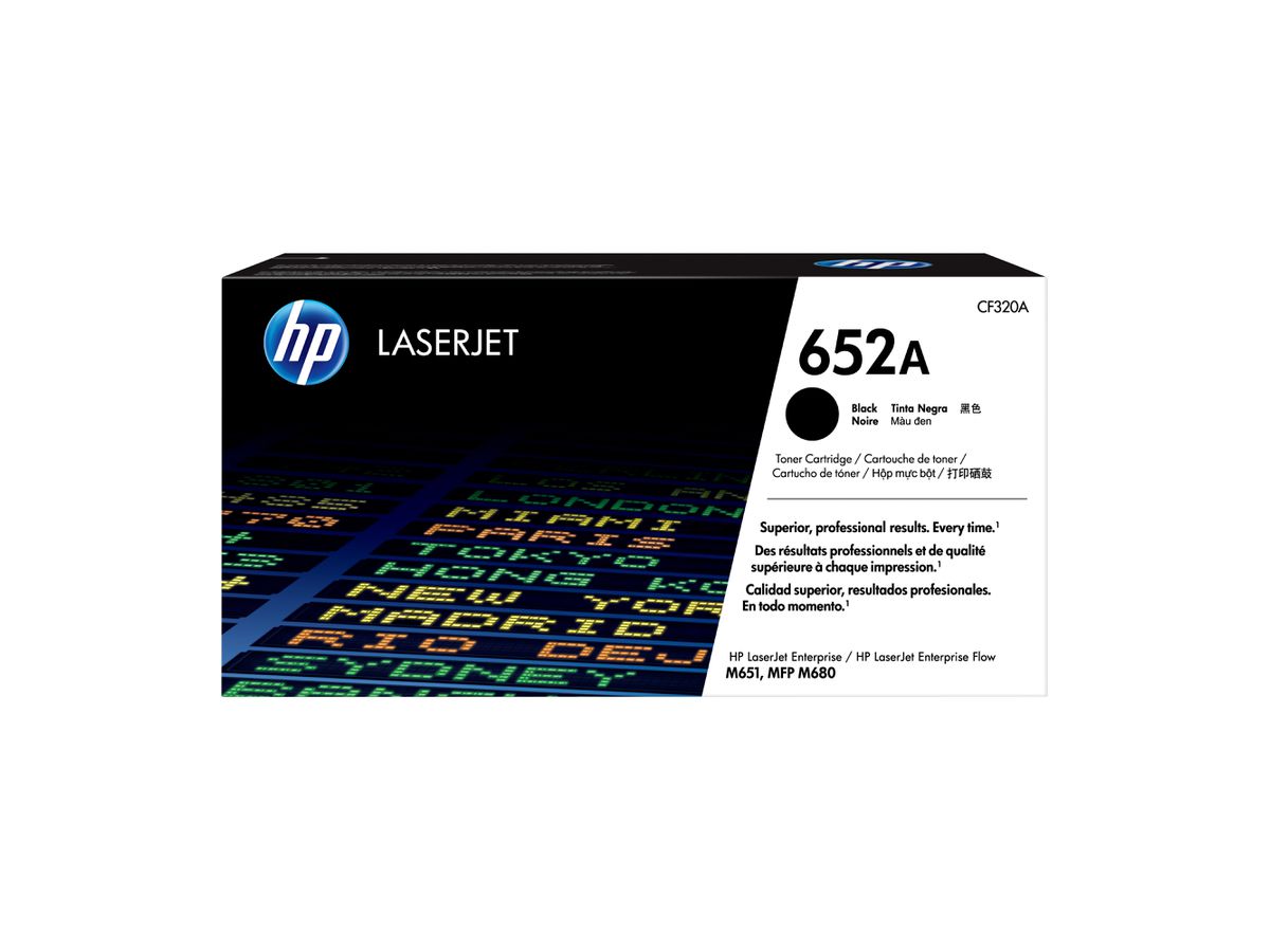 HP 652A originele zwarte LaserJet tonercartridge