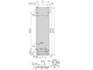 SCHROFF Insteekmodule met frame Voorpaneel, Refrofit-afscherming, 6 HE, 12 HE, 2,5 mm, Al, geanodiseerd vooraan, geleidend achteraan