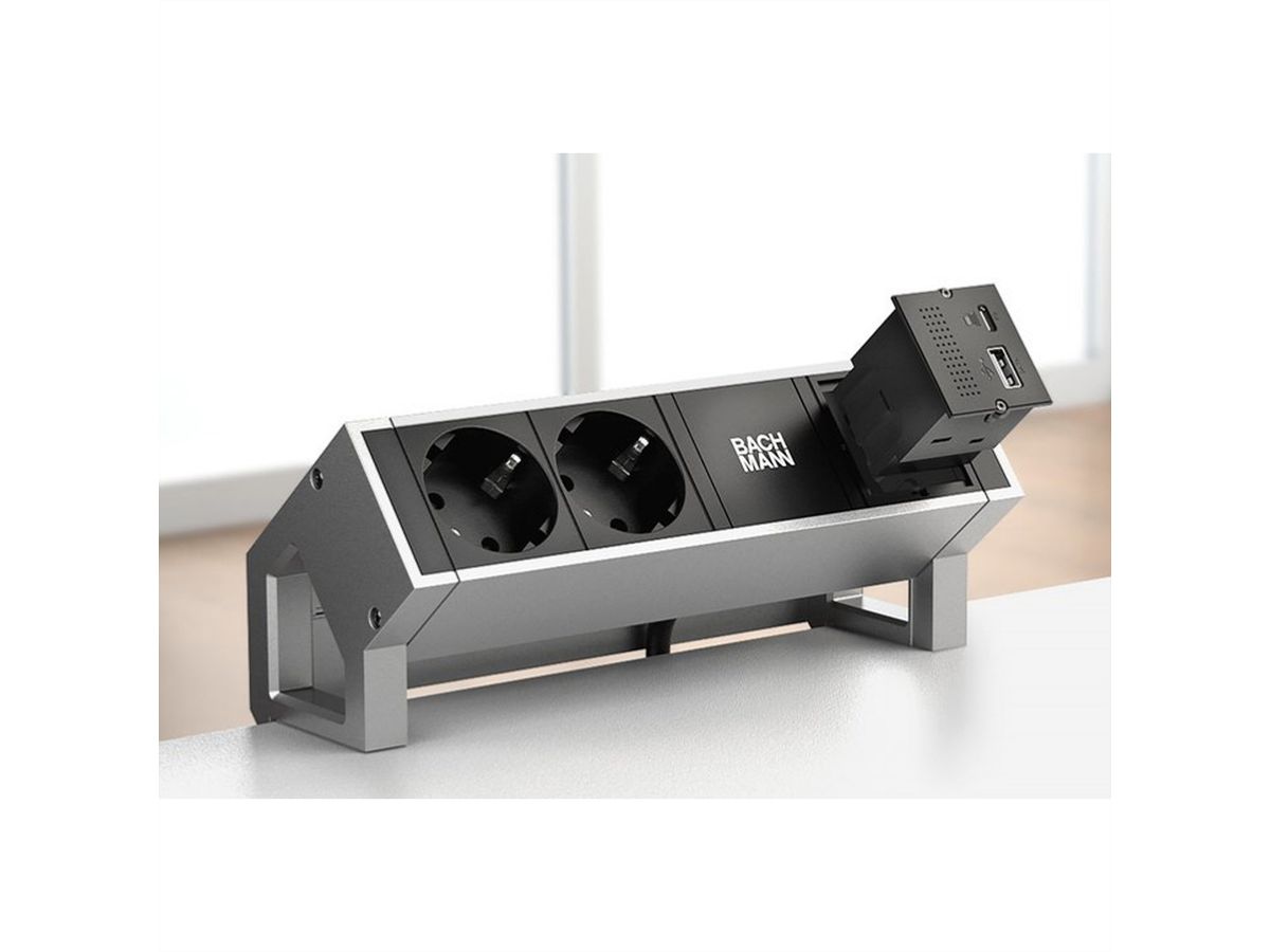 BACHMANN module port replicator 2x USB, RJ45, Mini DisplayPort, USB-C, PowerDelivery 100W