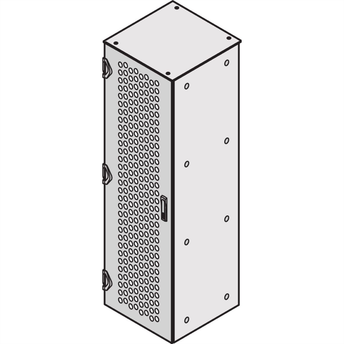 DOOR 2450H 600W VENT.3PT.7035