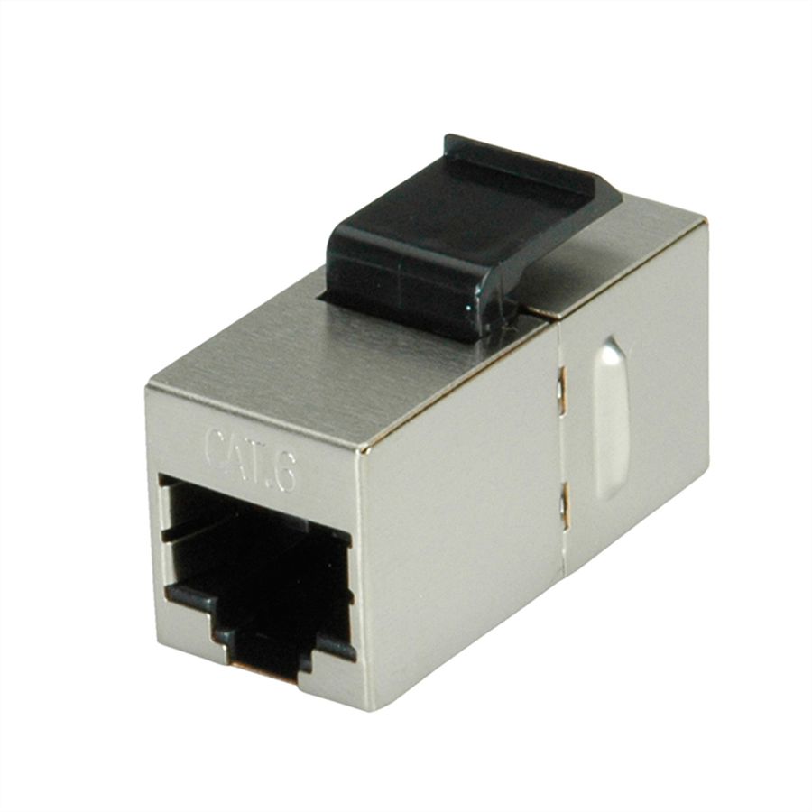 VALUE RJ-45 Koppelstuk, Keystone, afgeschermd, Cat.6 (Class E)