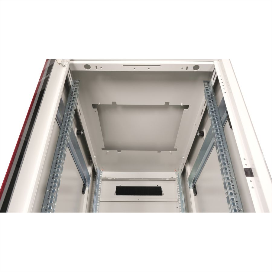 ROLINE 19-inch Network Cabinet Pro 47 U, 600x1000 WxD glass door grey