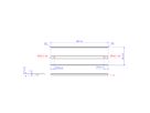 BACHMANN TOP FRAME afdekking 4-voudig gestraald en geanodiseerd