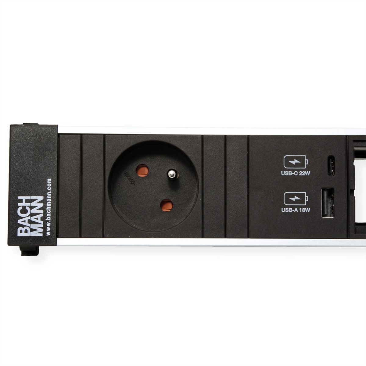 BACHMANN POWER FRAME S 1xUTE 1xCM 1xUSB A/C 22W 0.2m GST18