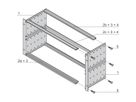 SCHROFF EuropacPRO 19" Subrack Kit for Backplane, Light, Unshielded, 6 U, 295 mm
