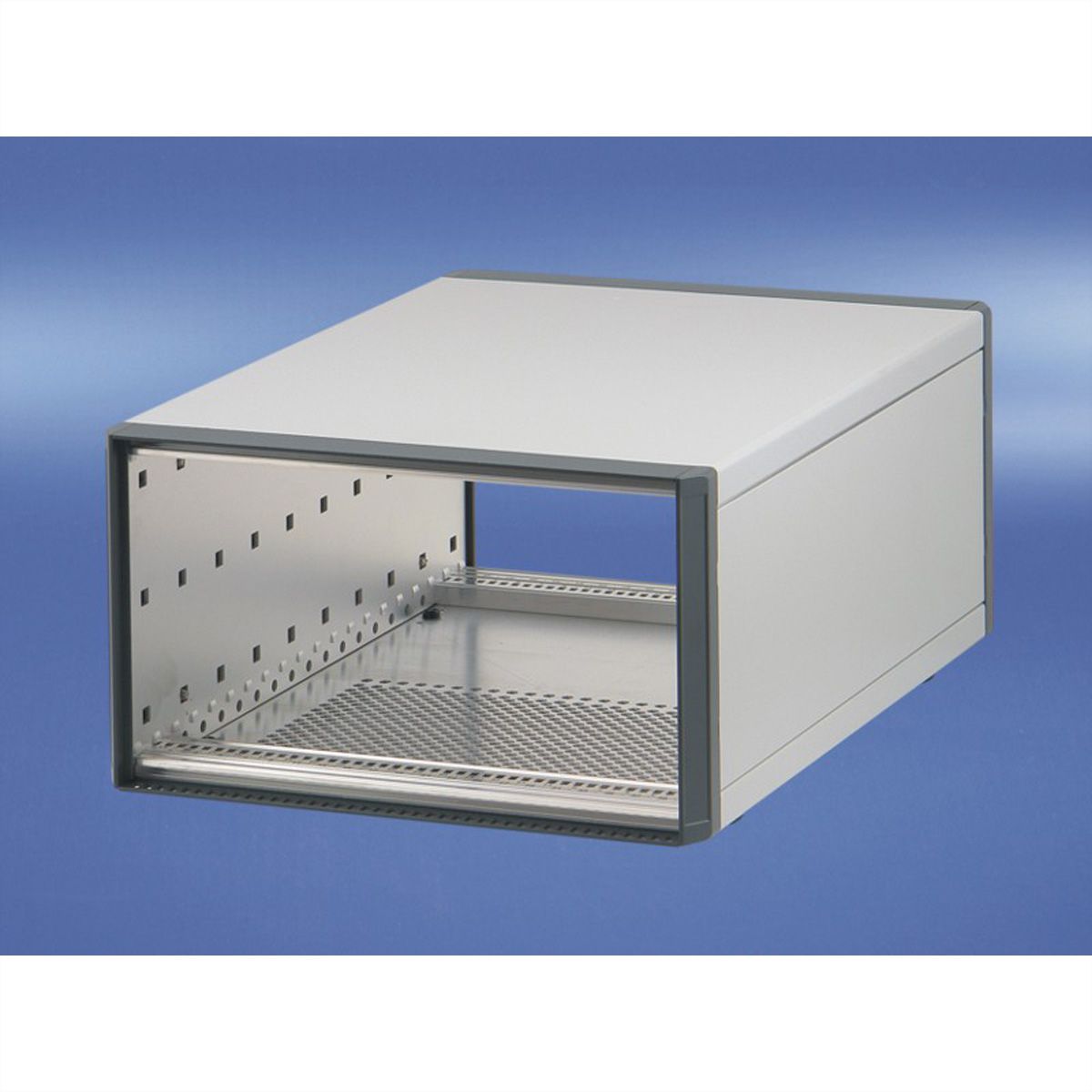 SCHROFF RatiopacPRO, Desktop Case, Retrofittable Shielding, Front Trim, 3 U, 42 HP, 315 mm