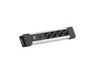 BACHMANN CONNECTUS 3xCEE7/3, rot 10 A Strom 2,0m C14-Stecker Grau