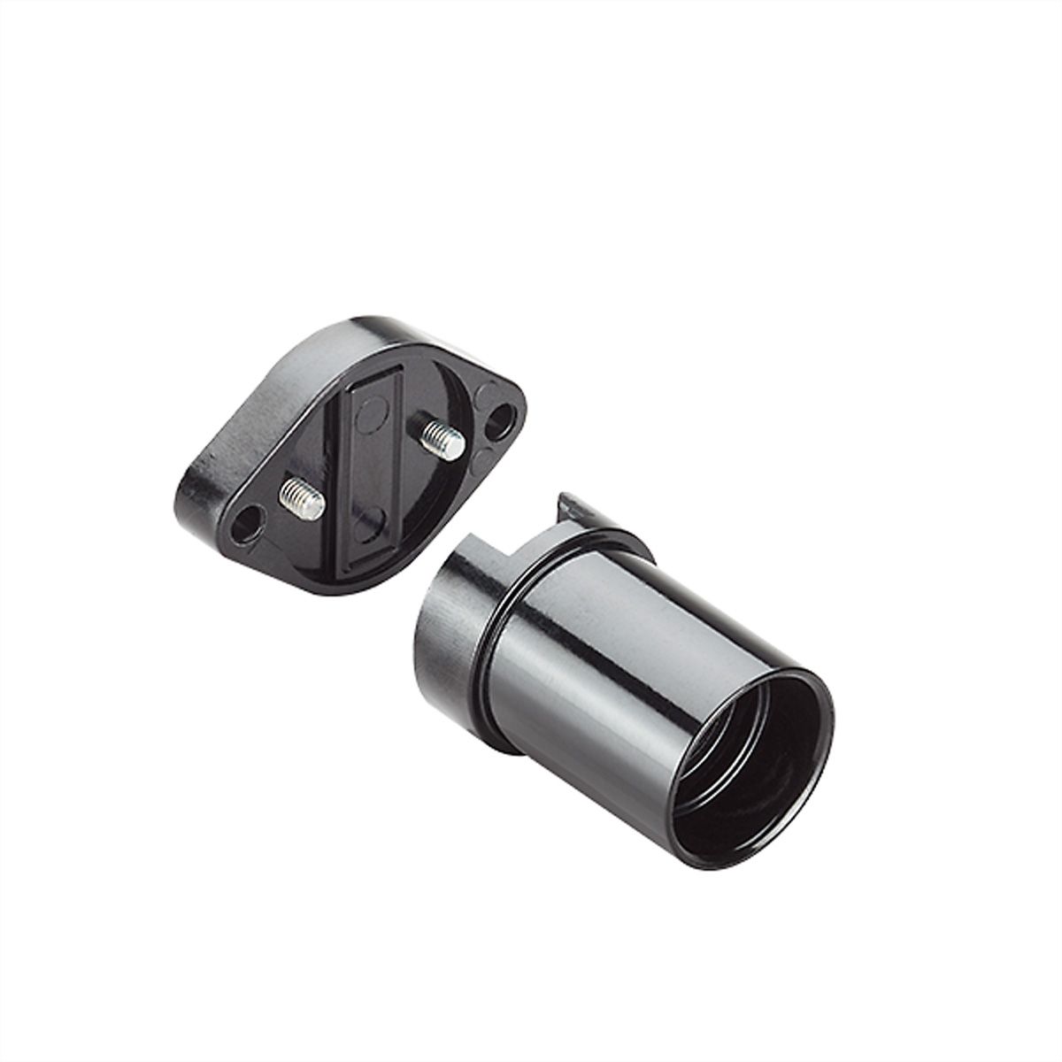 BACHMANN Illu-socket E14 fitting base, Fastening to solid surface