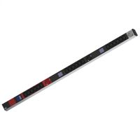 BACHMANN BN0500 19" PDU 1U 18xC13 3x earthing contact, power measurement, connection CEE 3x 16A, red