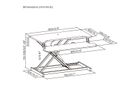 VALUE Adjustable Desktop Workstation, Sit - Stand, black