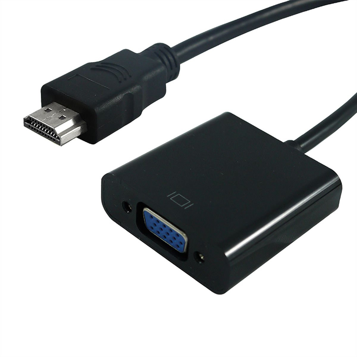 STANDARD HDMI-VGA-Kabeladapter, HDMI ST / VGA BU